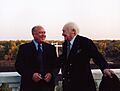 Виктор Черномырдин и Морис Дрюон в Оренбурге. 2003 год.