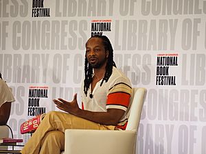 Jericho Brown reading at the 2023 National Book Festival