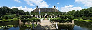 Verhildersum castle in Leens