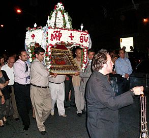 2007-08-14--Procession of the Epitaphios--Dormition of the Virgin Mary