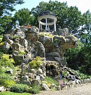2020 Untermyer Gardens Temple of Love from northwest