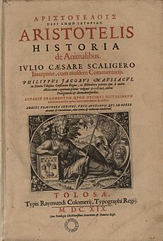Aristoteles – Historia animalium, 1619 – BEIC 4533413