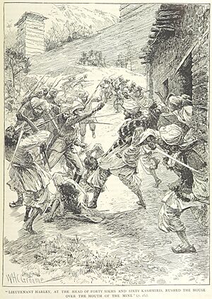Attacking the mine at Chitral