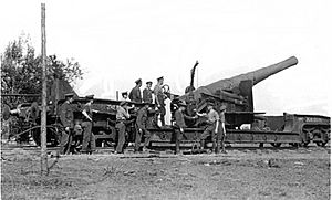 BL 9.2 inch Railway Gun Maricourt September 1916