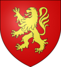 Blason-gueules-lion-or