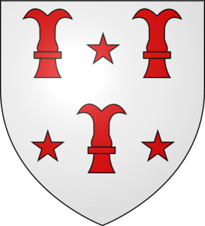 Blason ville fr Roquefort (Landes)