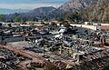 Burned mobile home neighborhood in California edit
