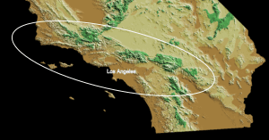 Digital-elevation-map-so california