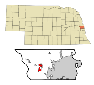 Location of Elkhorn prior to annexation