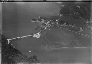 ETH-BIB-Stansstad mit Brücke gegen den Lopperberg-Inlandflüge-LBS MH01-001613