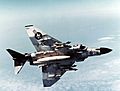 F-4J VF-96 Showtime 100 armed from below