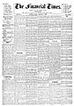 Financial Times 1888 front page
