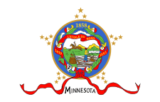 Flag of Minnesota (1893-1957)