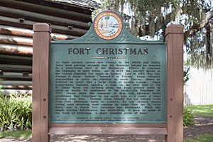 Fort Christmas Historical Park - Historical Marker