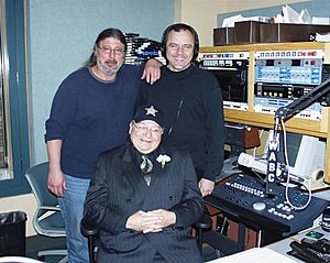 Gary Ackerman with Curtis Sliwa and Ron Kuby