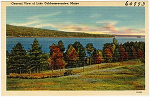 General view of Lake Cobbosseecontee, Maine (60993)