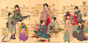 Gensei Kajin Shu by Yoshu Chikanobu 1890