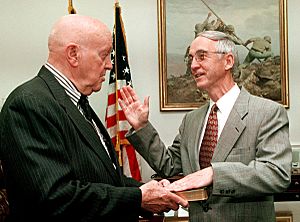 Gordon England oath of office, May 2001