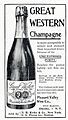 Great Western Champagne Ad