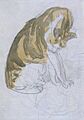 Gwen John - Cat Cleaning Itself
