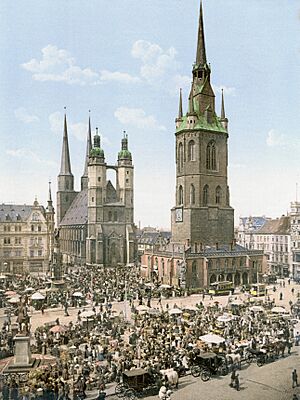 Halle Saale um 1900