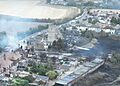 Harrison Healey Wennington wildfire image looking east narrow view (cropped to church)