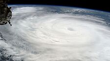 Hurricane Helene seen from the ISS