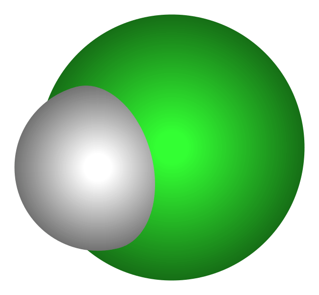Hydrogen-chloride-3D-vdW