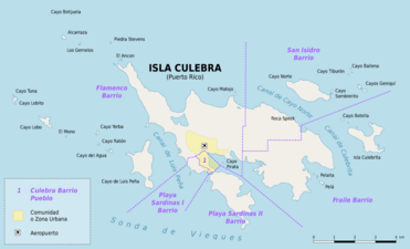 Isla Culebra barrios ES