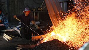 Javanese Gamelan Burning Gong
