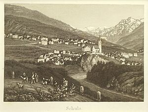 Johann Heinrich Müller, 1825-1894 J16 Scuol