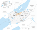 Karte Gemeinde Vinelz 2007