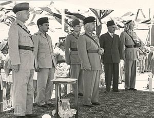 King Abdullah on Jordan Independence day, 25 May 1946