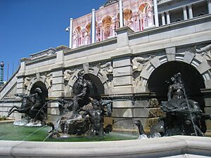 LOC Court of Neptune Fountain by Roland Hinton Perry - 1