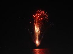Lake Columbia (Michigan) Fireworks display