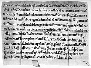 Liber Cartarum Sancte Crucis, charter no. 25