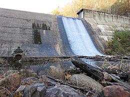 Little-Stony-Creek-West-End Reservoir-Dam-Woodstock-Virginia-10-Nov-2017