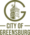 Official logo of Greensburg, Indiana