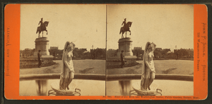 Maid of the Mist and Washington statue, Public Garden, Boston, Mass, by Soule, John P., 1827-1904 2