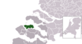 Map - NL - Municipality code 1695 (2009)