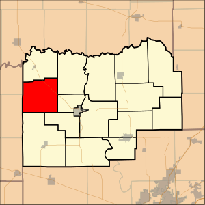 Location in Menard County