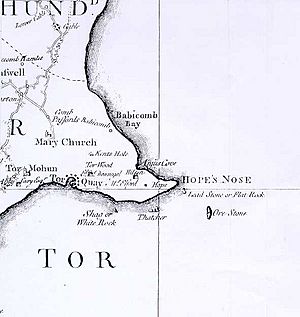 Map of Torquay, 1795