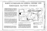 Martin Luther King, Jr. National Historic Site, Ebenezer Baptist Church, 407 Auburn Avenue Northeast, Atlanta, Fulton County, GA HABS GA,61-ATLA,54- (sheet 1 of 14)
