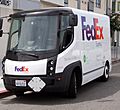 Modec FedEx truck, LA