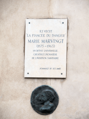 Nancy-marie-marvingt-plaque-commémorative