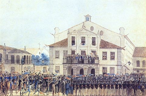 Oath of obedience by Prince Pedro 1821