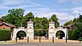 Oatlands House, ornamental gates, Weybridge, Surrey