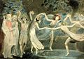 Oberon, Titania and Puck with Fairies Dancing. William Blake. c.1786