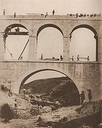 Obras Canal Isabel II Puente de la Sima Charles Clifford