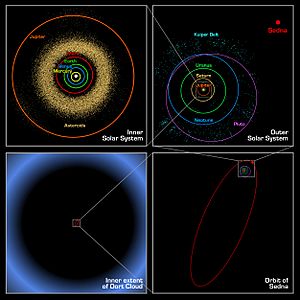 Oort cloud Sedna orbit